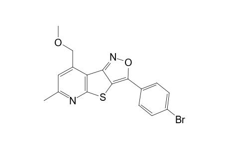 1-(4-Bromo-phenyl)-4-methoxymethyl-6-methyl-2-oxa-8-thia-3,7-diaza-cyclopenta[a]indene