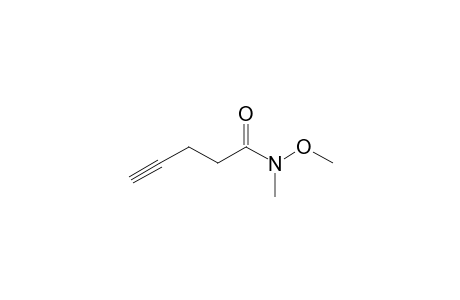 N-Methoxy-N-methylpent-4-ynamide