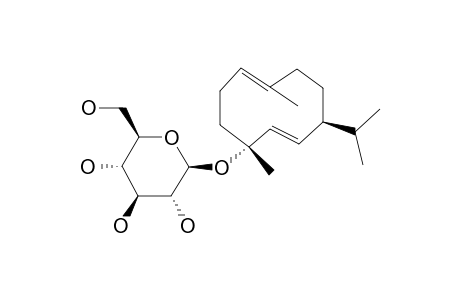 4-O-BETA-D-GLUCOPYRANOSYLGERMACRA-1(10),5-DIENE