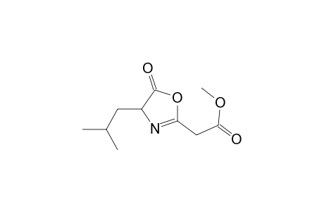 2-Oxazoleacetic acid, 4,5-dihydro-4-(2-methylpropyl)-5-oxo-, methyl ester