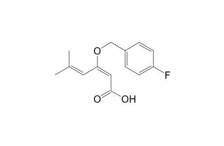 (E)-3-((4-fluorobenzyl)oxy)-5-methylhexa-2,4-dienoic acid