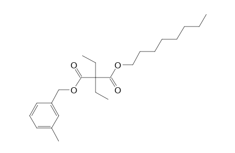 Diethylmalonic acid, 3-methylbenzyl octyl ester