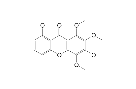 1,2,4-Trimethoxy-3,8-dihydroxyxanthone