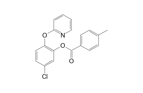 5-Chloro-2-(pyridin-2-yloxy)phenyl 4-methylbenzoate