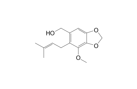 [7-Methoxy-6-(3-methylbut-2-enyl)benzo[1,3]dioxol-5-yl]methanol
