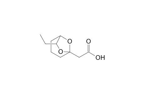 6,8-Dioxabicyclo[3.2.1]octane-5-acetic acid, 7-ethyl-, endo-