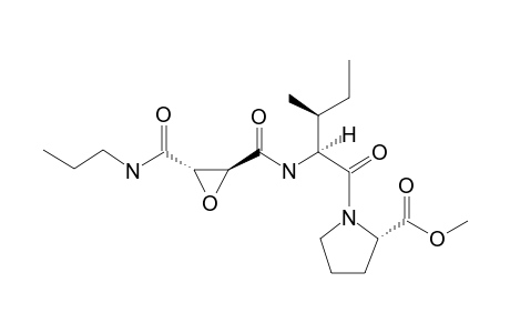 L-Proline, N-[[(2S,3S)-3-[(propylamino)carbonyl]oxiranyl]carbonyl]-L-isoleucyl-, methyl ester