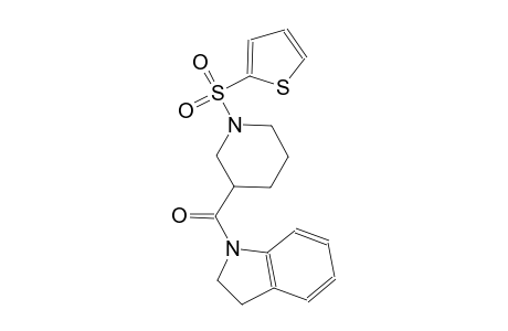 1-{[1-(2-thienylsulfonyl)-3-piperidinyl]carbonyl}indoline
