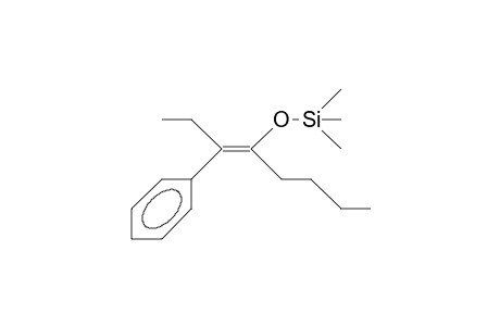 (E)-3-Phenyl-4-trimethylsilyloxy-3-octene