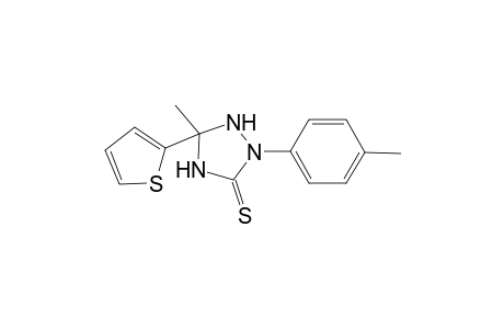 5-Methyl-2-(4-methylphenyl)-5-(2-thienyl)-1,2,4-triazolidine-3-thione