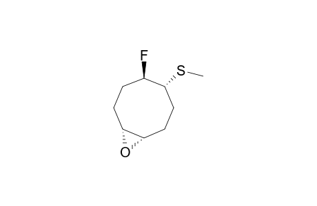 ANTI-4-FLUORO-SYN-5-(METHYLTHIO)-9-OXABICYCLO-[6.1.0]-NONANE