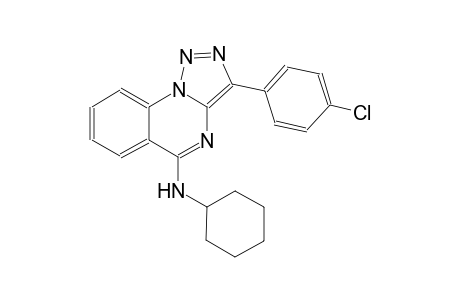 [1,2,3]triazolo[1,5-a]quinazolin-5-amine, 3-(4-chlorophenyl)-N-cyclohexyl-