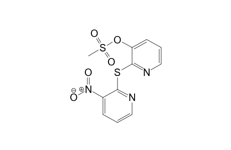 3-Pyridinol, 2-[(3-nitro-2-pyridinyl)thio]-, methanesulfonate (ester)