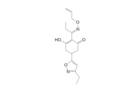 2-Cyclohexen-1-one, 5-(3-ethyl-5-isoxazolyl)-3-hydroxy-2-[1-[(2-propenyloxy)imino]propyl] -