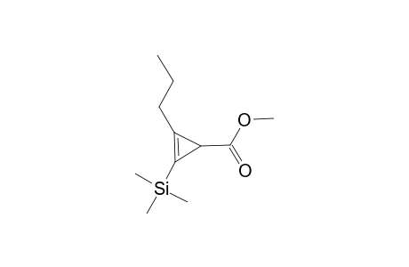 Methyl 2-propyl-3-(trimethylsilyl)-2-cyclopropene-1-carboxylate