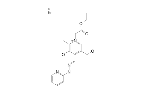 1-[N-ETHOXYCARBONYLMETHYLPYRIDOXYLIDENIUM]-2-[2'-PYRIDYL]-HYDRAZINEBROMIDE