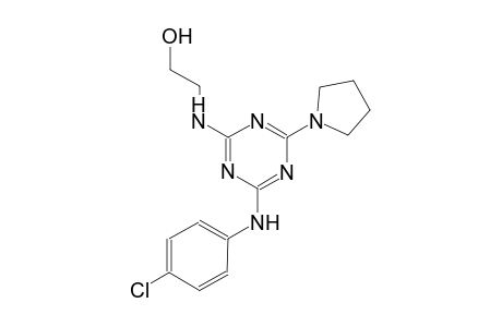 ethanol, 2-[[4-[(4-chlorophenyl)amino]-6-(1-pyrrolidinyl)-1,3,5-triazin-2-yl]amino]-