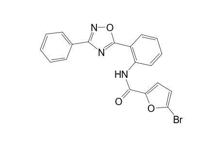 5-Bromo-N-[2-(3-phenyl-1,2,4-oxadiazol-5-yl)phenyl]furan-2-carboxamide