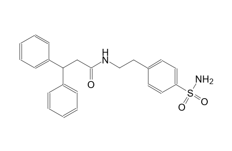 N-{2-[4-(aminosulfonyl)phenyl]ethyl}-3,3-diphenylpropanamide