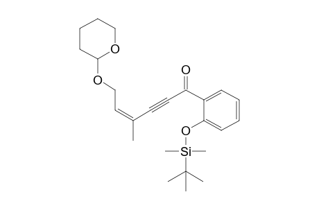 (Z)-1-[2-[tert-butyl(dimethyl)silyl]oxyphenyl]-4-methyl-6-(2-oxanyloxy)-1-hex-4-en-2-ynone