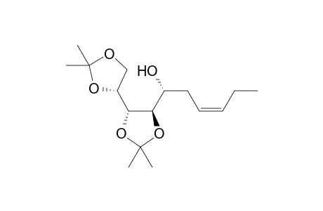 (Z,1R)-1-[(4R,5R)-5-[(4R)-2,2-dimethyl-1,3-dioxolan-4-yl]-2,2-dimethyl-1,3-dioxolan-4-yl]-3-hexen-1-ol