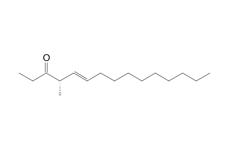 (E,4S)-4-methyl-5-pentadecen-3-one