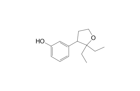 3-(2,2-Diethyltetrahydrofuran-3-yl)phenol