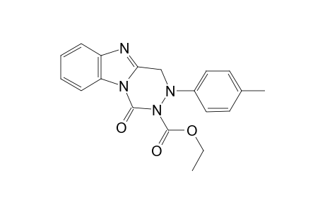 1-oxo-3-p-methylphenyl-3,4-dihydrobenzo[4,5]imidazo[1,2-d][1,2,4]triazine-2(1H)-carboxylic acid Ethyl ester