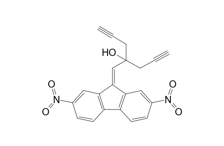 4-[(2,7-dinitro-9-fluorenylidene)methyl]-4-hepta-1,6-diynol