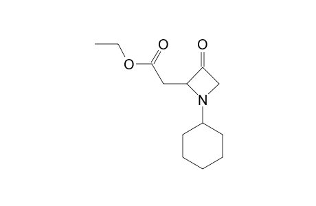 1-CYCLOHEXYL-2-(ETHOXYCARBONYLMETHYL)-AZETIDIN-3-ONE