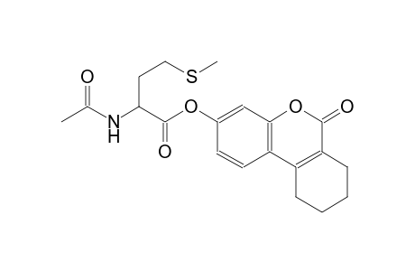6-oxo-7,8,9,10-tetrahydro-6H-benzo[c]chromen-3-yl 2-(acetylamino)-4-(methylsulfanyl)butanoate