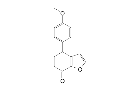 (RS)-4-(4-METHOXYPHENYL)-4,5-DIHYDROBENZO-[B]-FURAN-7-(6-H)-ONE