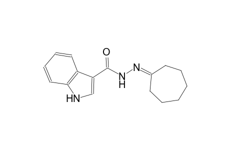 N'-cycloheptylidene-1H-indole-3-carbohydrazide