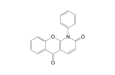 1-PHENYL-5-OXO-CHROMANO-[2,3-B]-DIHYDRO-2(1H)-PYRIDONE
