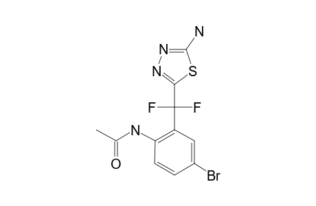 N-[2-[(5-AMINO-1,3,4-THIADIAZOL-2-YL)-DIFLUOROMETHYL]-4-BROMOPHENYL]-ACETAMIDE