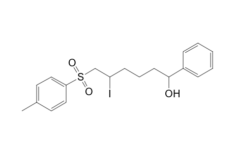 5-Iodo-1-phenyl-6-(p-toluenesulfonyl)hexan-1-ol