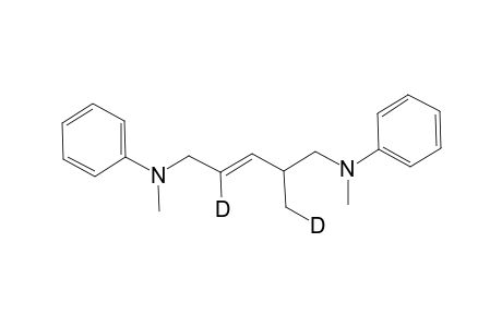 (E)-2-Deuterio-4-deuteriomethyl-N,N'-dimethyl-N,N'-diphenyl-2-penten-1,5-diamine
