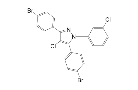 3,5-bis(4-bromophenyl)-4-chloro-1-(3-chlorophenyl)-1H-pyrazole