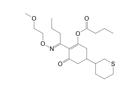 Butanoic acid, 2-[1-[(2-methoxyethoxy)imino]butyl]-3-oxo-5-(tetrahydro-2H-thiopyran-3-yl)-1-cyclohexen-1-yl ester