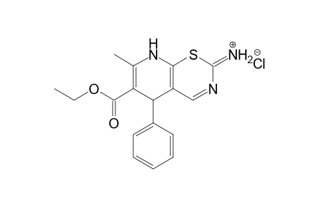 6-Ethoxycarbonyl-7-methyl-5-phenyl-5,8-dihydro-2H-pyrido[3,2-e][1,3]thiazin-2-iminium chloride