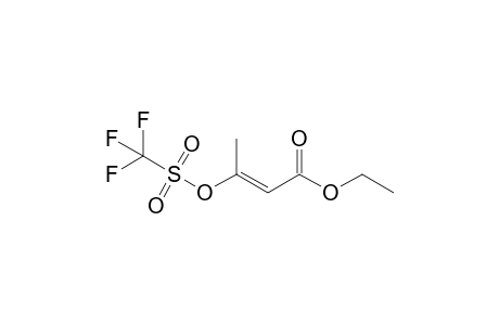 (E)-3-(trifluoromethylsulfonyloxy)-2-butenoic acid ethyl ester