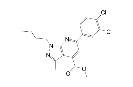 methyl 1-butyl-6-(3,4-dichlorophenyl)-3-methyl-1H-pyrazolo[3,4-b]pyridine-4-carboxylate