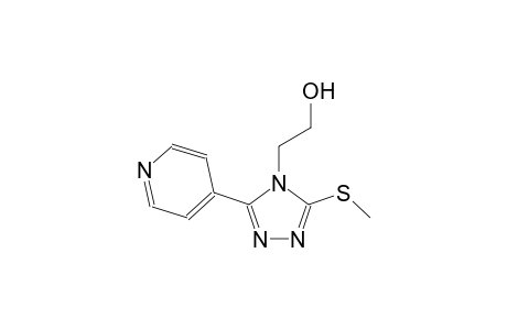 4H-1,2,4-triazole-4-ethanol, 3-(methylthio)-5-(4-pyridinyl)-