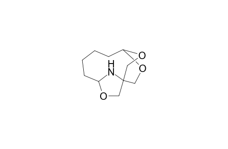 (1s,9r)-3,10,13-trioxa-14-azatricyclo[7.2.2.1(1,4)]tetradecane