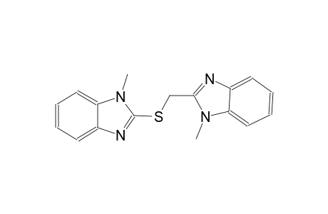 1-Methyl-1H-benzimidazol-2-yl (1-methyl-1H-benzimidazol-2-yl)methyl sulfide