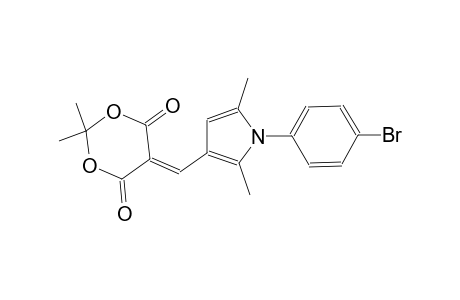 1,3-dioxane-4,6-dione, 5-[[1-(4-bromophenyl)-2,5-dimethyl-1H-pyrrol-3-yl]methylene]-2,2-dimethyl-