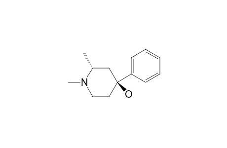 (2R,4S)-1,2-dimethyl-4-phenylpiperidin-4-ol