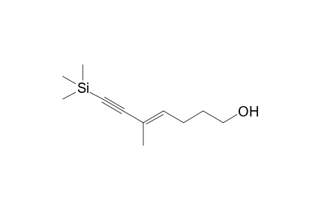 (E)-5-methyl-7-trimethylsilyl-1-hept-4-en-6-ynol