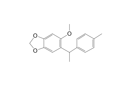 5-Methoxy-6-[1-[4-methylphenyl]ethyl]-1,3-benzodioxole