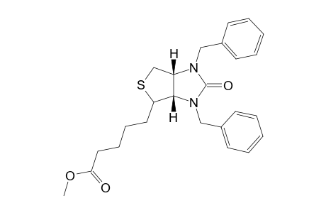 Dibenzylbiotin methyl ester [Methyl (5E/Z)-5-[(3aS,6aR)-1,3-Dibenzyl-2-oxohexahydro-4H-thieno[3,4-d]imidazolidin-4-yl]pentanoate]